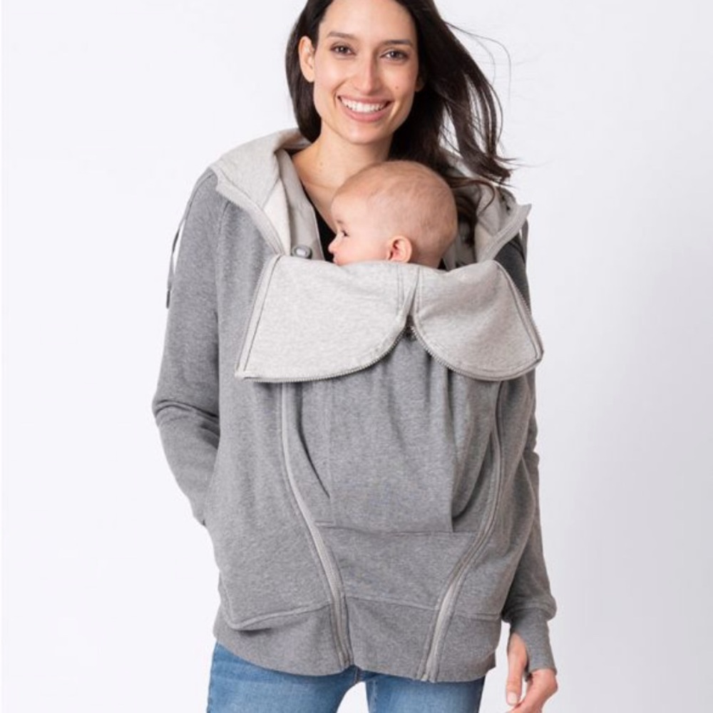 Seraphine 3 in 1 baby wearing maternity hoodie